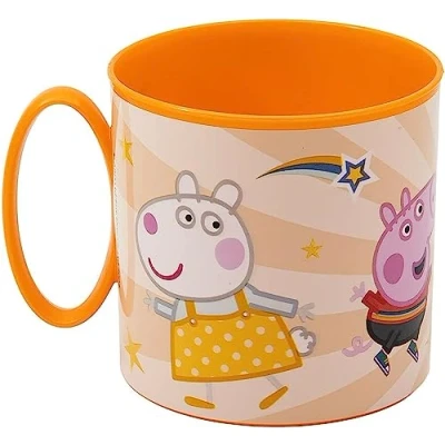 Afbeelding van ALMACENESADAN, 5074 magnetronbestendige beker, inhoud 265 ml, herbruikbaar product (Peppa)