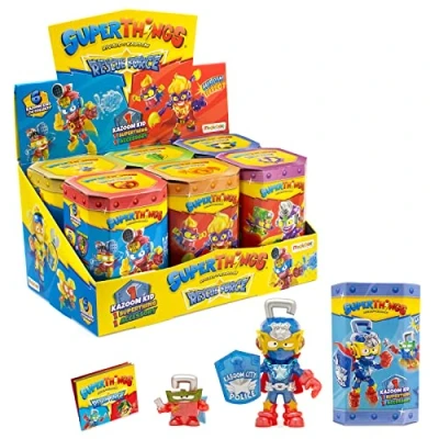 Afbeelding van SUPERTHINGS Rescue Force Series Complete collectie van de 6 Kazoom Kids uit nieuwe serie. Elke Kid wordt geleverd met 1 SuperThing en gevechtsaccessoire