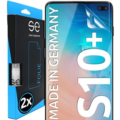 Afbeelding van s.e 2 stuks Samsung Galaxy S10 Plus displaybeschermfolie transparant alternatief voor S10+ glasbeschermfolie