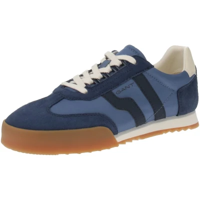 Afbeelding van GANT Baylle Sneakers laag, Heren, Maat: 45, Indigo/marine Leer en textiel
