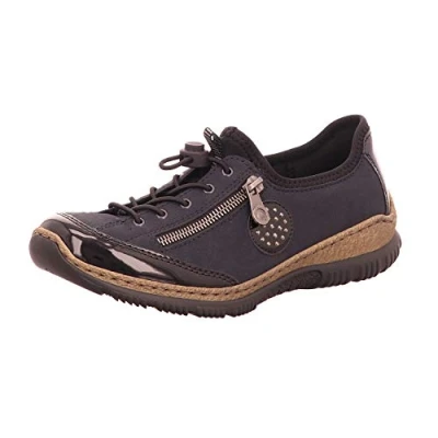 Afbeelding van Rieker Dames instapschoenen N3268, Black Pacific Baltik N3268 01