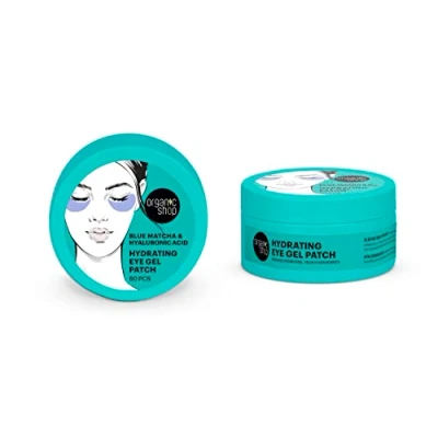 Afbeelding van Organic Shop Eye Gel Patch Blue matcha &amp; Hyaluronic Acid 60 pcs