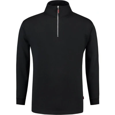 Afbeelding van Tricorp Sweater Ritskraag Casual Zwart Maat 5XL