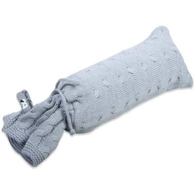 Afbeelding van Baby&#039;s Only Gebreide baby kruikenzak Kruikhoes Cable Grijs