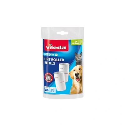Afbeelding van Vileda Kleefborstel vervanging Pet Pro 2x29 bladen 2 navullingen