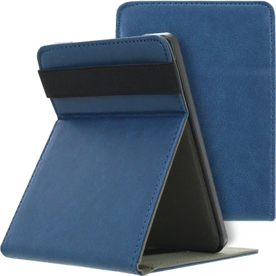 Afbeelding van Hoesje geschikt voor Kobo Clara HD E reader iMoshion Stand Flipcase Donkerblauw