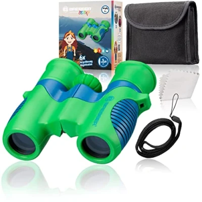 Afbeelding van Bresser Optik Verrekijker Kinderfernglas Junior 6 x 21 mm Dakkant Blauw, Groen 8810621