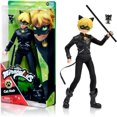 Afbeelding van Pop Bandai Miraculous Ladybug Cat Noir 26 cm