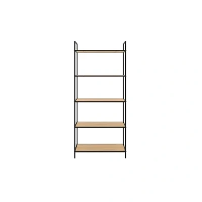 Afbeelding van Hygge Interiors Altino H156 Boekenkast Eiken / Zwart