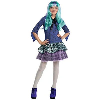 Afbeelding van RUBIES ES Twyla Monster High outfit voor meisjes 98/104 (3 4 jaar) Kinderkostuums