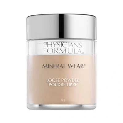 Afbeelding van Physicians Formula Mineral Wear Loose Powder, los poeder met zachte mineralen en bescherming Spf 16, lichte formule, transparante tint