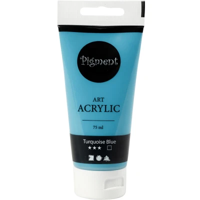 Afbeelding van Pigment Art Acrylverf Turquoise Blauw 75 ml