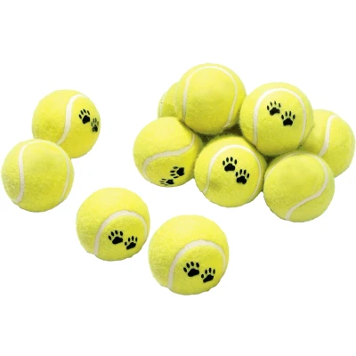 Afbeelding van Flamingo Smash Speelgoed Honden Hs Tennisbal Geel 6cm 12st 116553