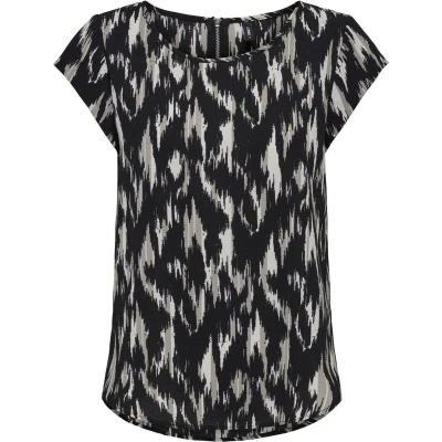 Afbeelding van ONLY ONLVIC S/S AOP Top NOOS PTM Dames Maat 36