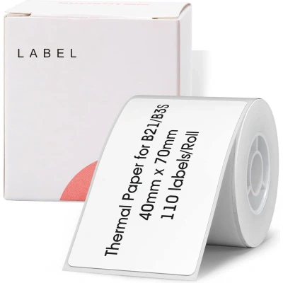 Afbeelding van Niimbot Labels/Etiketten B21/B1/B3S 40x70mm Wit