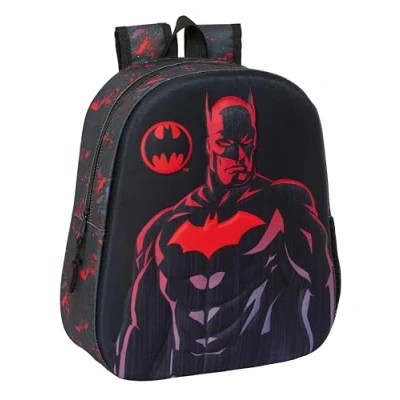 Afbeelding van 3D Kinderrugzak Batman Zwart 27 x 33 10 cm