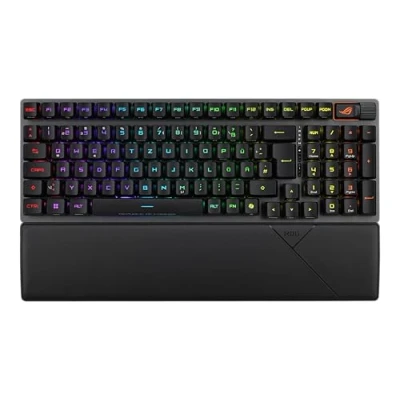 Afbeelding van Asus ROG Strix Scope II 96 RX Wireless Black Toetsenbord Bedraad &amp; draadloos Bluetooth 5.1 USB 8000 Hz RGB Wit