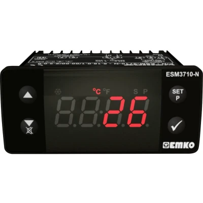 Afbeelding van Emko ESM 3710 N.5.10.0.1/00.00/2.0.0.0 Tweestandenregelaar Temperatuurregelaar K 0 tot 999 C Relais 16 A (l x b h) 65 76 35 mm