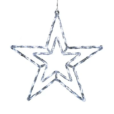 Afbeelding van Konstsmide 4471 203 Acryl figuur Energielabel: G (A G) Ster Neutraalwit LED Transparant