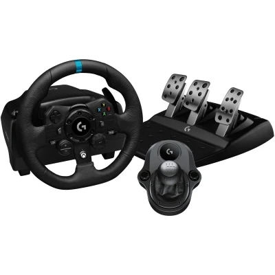Afbeelding van Logitech Combo Gaming Stuurwiel G923 Se + Driving Force versnellingspook Xbox X S/ One/pc/mac Zwart (991 000532)