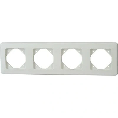 Afbeelding van Kopp 303413080 Frame 4 voudig Europa Arctisch wit, Mat