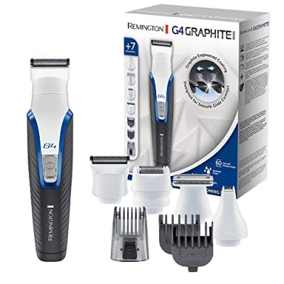 Afbeelding van Remington Graphite Series G4 Trimmerset Baard, Gezicht, Hoofd &amp; Lichaam PG4000