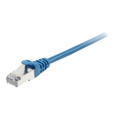 Image de equip Cordon de raccordement RJ 45 (M) pour 30 m SFTP, PiMF CAT 6a moulé, bloqué bleu