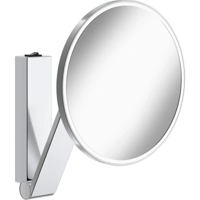 Afbeelding van Make up spiegel met LED verlichting, chroom