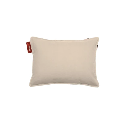 Afbeelding van Stoov Ploov S2 45x60 Canvas Sandstone Beige Draadloos Warmtekussen Verwarmd zitkussen