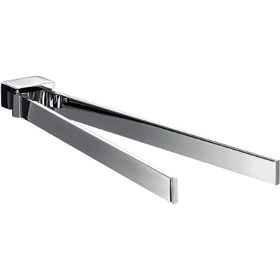 Afbeelding van Emco Loft 2 lids draaibare handdoekhouder (chroom)