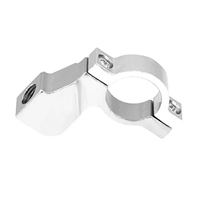 Afbeelding van Keenso spiegelhouder, adapter, universele spiegelhouder voor 7/8 inch motorfiets achteruitkijkspiegel van aluminiumlegering (zilver)