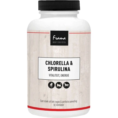Afbeelding van Frama Best For Pets Chlorella en Spirulina 500 tabletten