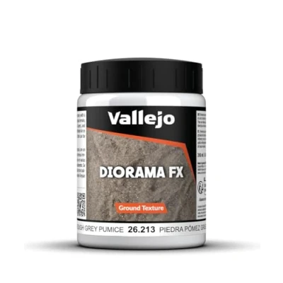 Afbeelding van Vallejo structuurmodelverf, 200 ml, keuze uit verschillende texturen, Rough Grey Pumice