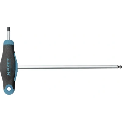 Afbeelding van Hazet 829KK 6 Inbusschroevendraaier Sleutelbreedte: mm Koplengte: 200 Afmeting, lengte: 234