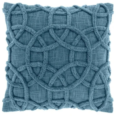 Afbeelding van Unique Living Sierkussen Everon Jeans Blue 45x45cm