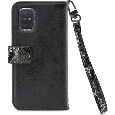 Afbeelding van Mobilize 2in1 Gelly Zipper Case Samsung Galaxy A71 Black/Snake