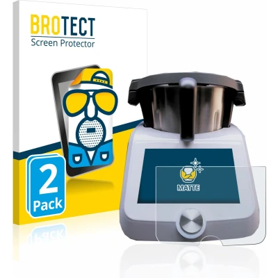 Afbeelding van BROTECT Screenprotector voor SilverCrest Monsieur Cuisine Smart Folie Beschermfolie matte (2 Stuks)