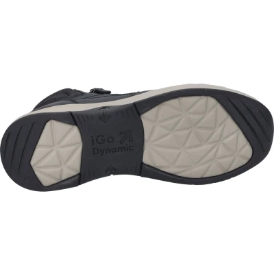 Afbeelding van Josef Seibel ELLI 01 Sneakers hoog, Dames, Maat: 42, Schwarz Leer en textiel