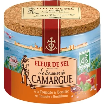 Afbeelding van Zeezout Fleur De Sel Tomaat &amp; Basilicum