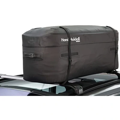 Afbeelding van HandiWorld HandiHoldall 175 liter waterdichte zachte dakbox, opvouwbare daktas met stevige basis, zwart