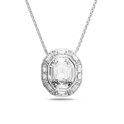 Afbeelding van Swarovski dames Mesmera ketting met kristal in de kleur Zilver