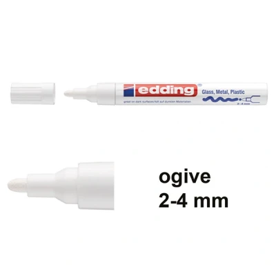 Image de Marqueur peinture multisurfaces Edding 750 Blanc