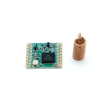 Afbeelding van Paradisetronic.com RFM95W LoRa aftakbord 868 MHz met antenne, radiomodule groot bereik voor Arduino en Raspberry Pi
