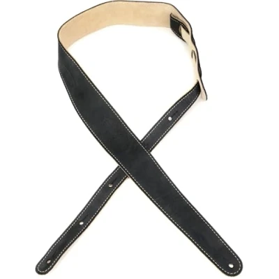 Afbeelding van Fender Road Worn Strap Black lederen gitaarband