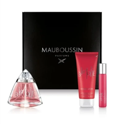 Afbeelding van Mauboussin Set A La Folie: Eau de Parfum 100 ml, Lichaamsmelk ml &amp; Travel Spray 20