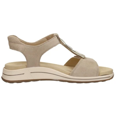 Afbeelding van Ara Osaka S Sandalen Plat Beige Maat 38