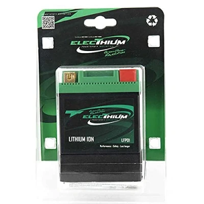 Afbeelding van Electhium lithium batterij voor Yamaha 450 Yz F 4T motorfiets 2018 tot 2021 LFP01 / 12,8 V nieuw