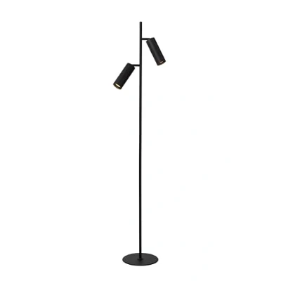 Afbeelding van Lucide CLUBS Vloerlamp 2xGU10 Zwart