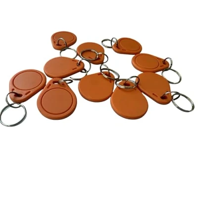 Afbeelding van 10 stuks RFID sleutelhangers, 1K S50 13,56 MHz, ABS ISO14443A (oranje)
