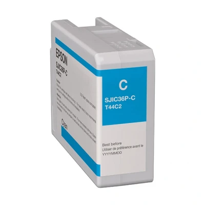 Image de ColorWorks CW C6000Ae Epson SJIC36P cartouche d&#039;encre (d&#039;origine) cyan